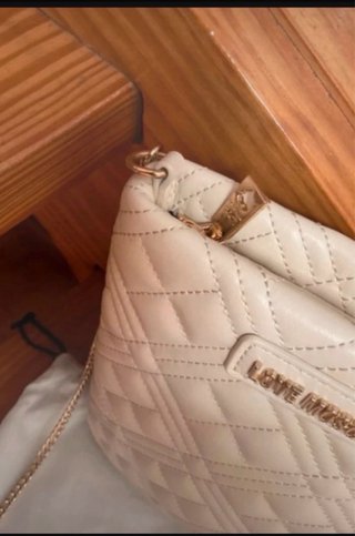 Bolsa Love Moschino Nova Bege