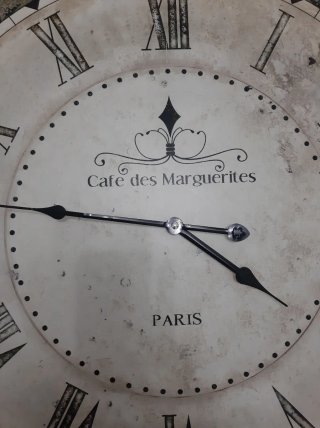 Relógio de Parede Grande Paris Café