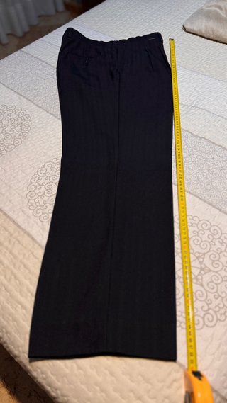 Traje de caballero Vitans azul marino con rayita