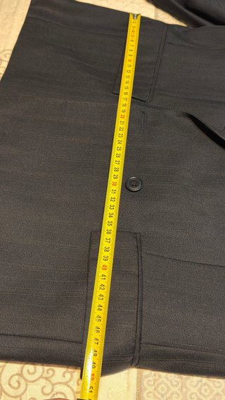 Traje de caballero Vitans azul marino con rayita