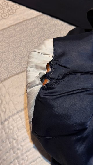 Traje de caballero Vitans azul marino con rayita