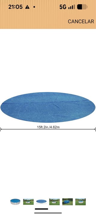 Sin estrenar Cubierta Solar Piscina Bestway 470 cm