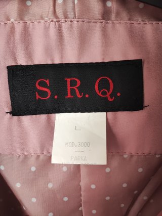 Parka cortavientos S.R.Q. mujer rosa