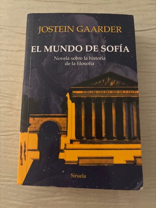 El mundo de Sofía Novela sobre la historia de l...