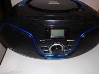 Radio CD Daewoo Negro/Azul