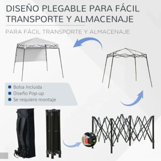 Cenador Plegable 220x220x200 cm