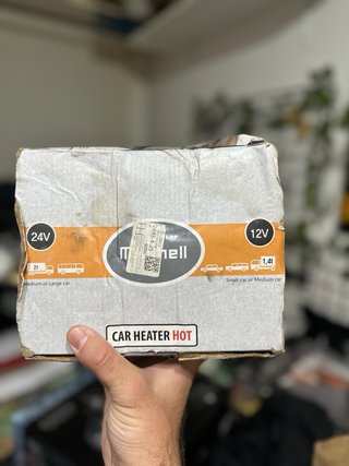 Ventilador calefactor Coche 12/24v
