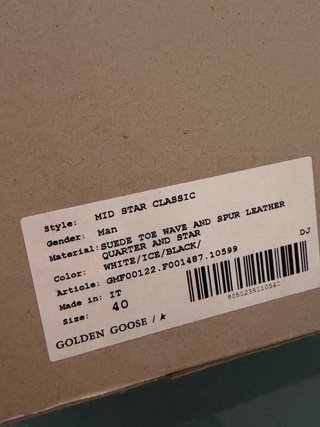 Zapatillas Golden Goose mid star classic talla 40