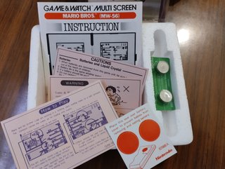 NUEVA!!! MARIO BROS Nintendo Game & Watch