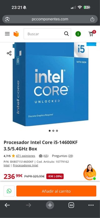 PC Gaming i5 14600KF + RTX 4060 + 32GB DDR5