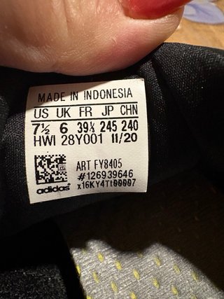Sneakers Adidas Courtpoint nere numero 39 1/3