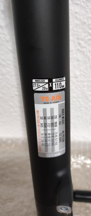 HORQUILLA MANITOU MACHETE 120 mm BOOST- NUEVA
