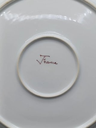Bandeja Tartera Porcelana Francesa Flores