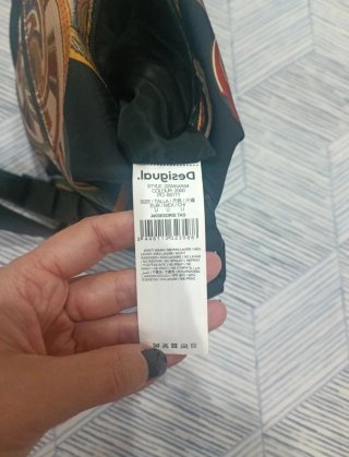 Bolso Desigual Negro Multicolor