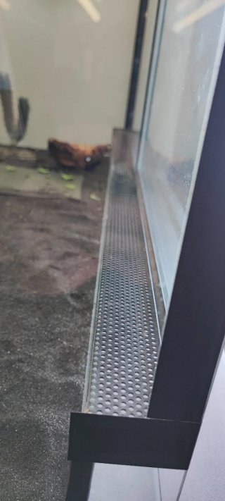 Terrario de cristal.  Medidas 100x40x50