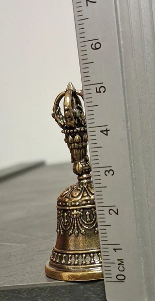 Campanallo campana Tibetana Ottone Vintage