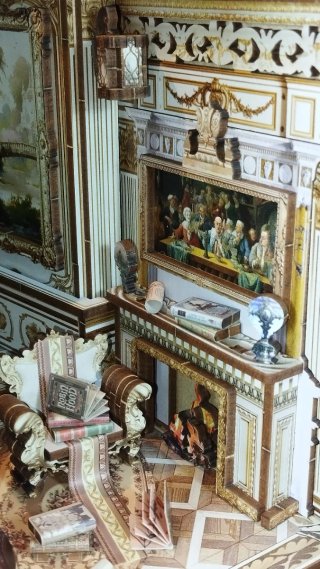 Angolo Libri Barocco Dreams: Libreria in Miniatura per Bambole