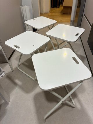 Taburete Plegable Ikea Blanco