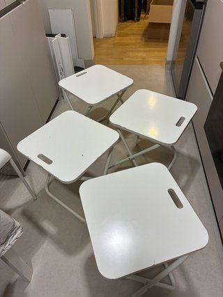 Taburete Plegable Ikea Blanco