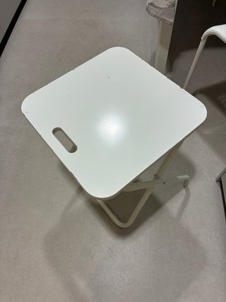 Taburete Plegable Ikea Blanco