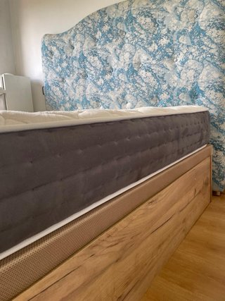 Canapé abatible madera y tela