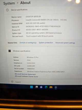 Lenovo Ideapad D330 2 en 1 Negro/Plata