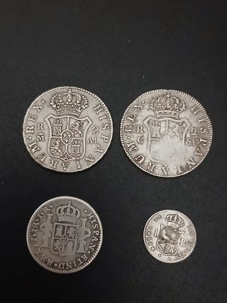 Lote Monedas Plata Españolas.