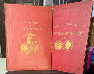 Collezione di libri antichi francesi vintage