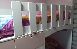 Litera Cama Madera y Plástico