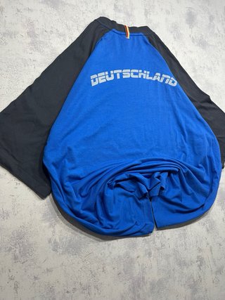 Camiseta Adidas Azul y Negra  deutschland
