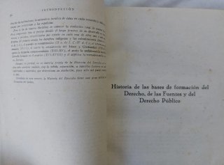 Historia derecho español. Tomo I 1943 García Gallo