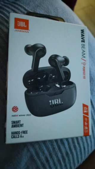 Auriculares JBL Wave Beam Negros Nuevos