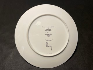 Plato Porcelana Jean-Claude Chauray 36cm