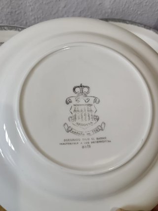 Vajilla Segovia Porcelana