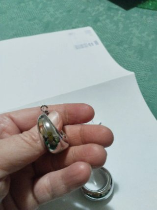 U451 Orecchini cerchio bombato in acciaio inox