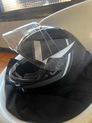 3Cascos de Moto LS2 y Shiro Negros