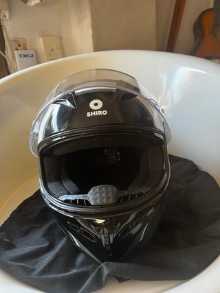 3Cascos de Moto LS2 y Shiro Negros