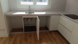 Cocina completa moderna con electrodomésticos