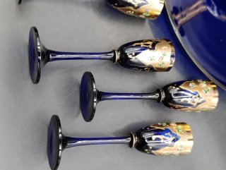 Juego de licor cristal Murano