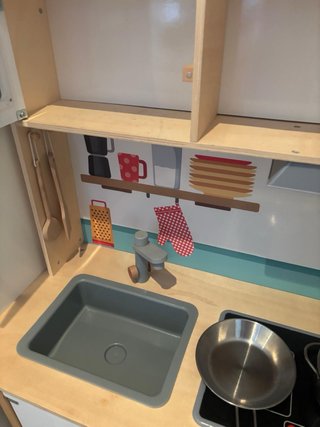 Cocina de madera infantil