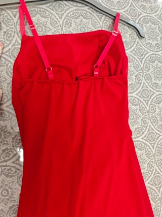 Vestido rojo largo invitada boda nuevo