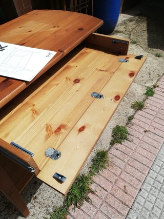 Escritorio de madera Ikea