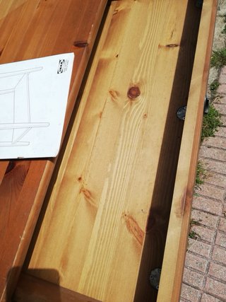 Escritorio de madera Ikea