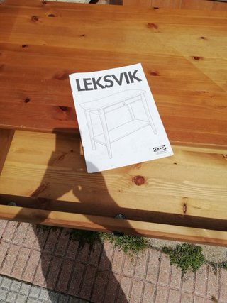 Escritorio de madera Ikea