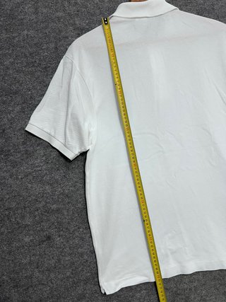 Polo Lacoste Blanco Talla XL/L