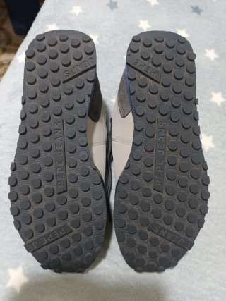Zapatillas deportivas pepe jeans grises y azules