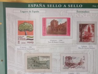 Sellos España Antiguos: Lugares de España
