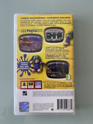 Lemmings PSP Essentials Original Sony PSP PAL Espa