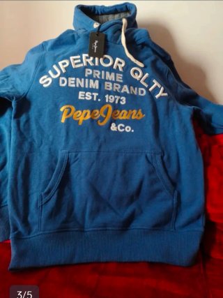 Sudadera Pepe Jeans Azul Talla L