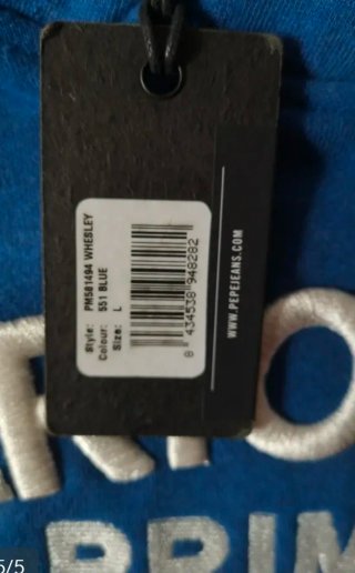 Sudadera Pepe Jeans Azul Talla L